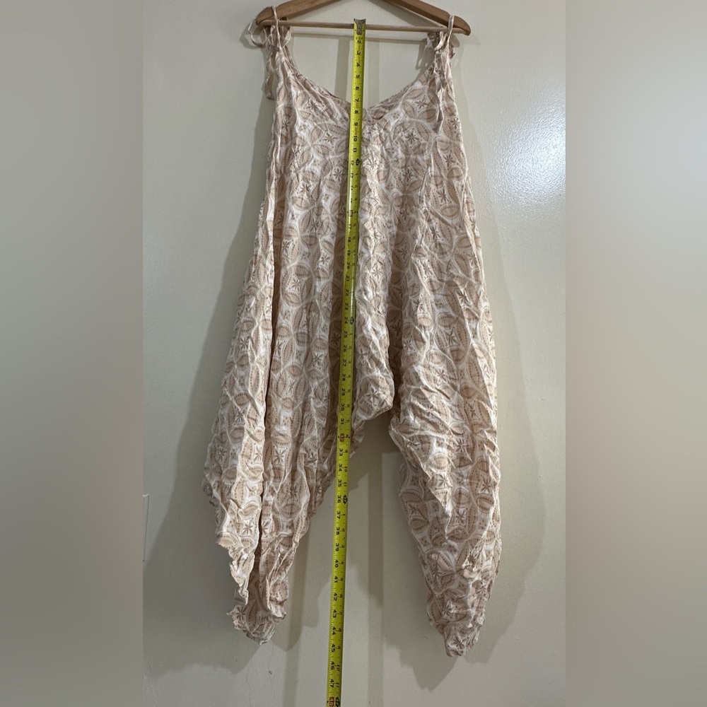 Bohme Cream Patterned Jumpsuit - image 3